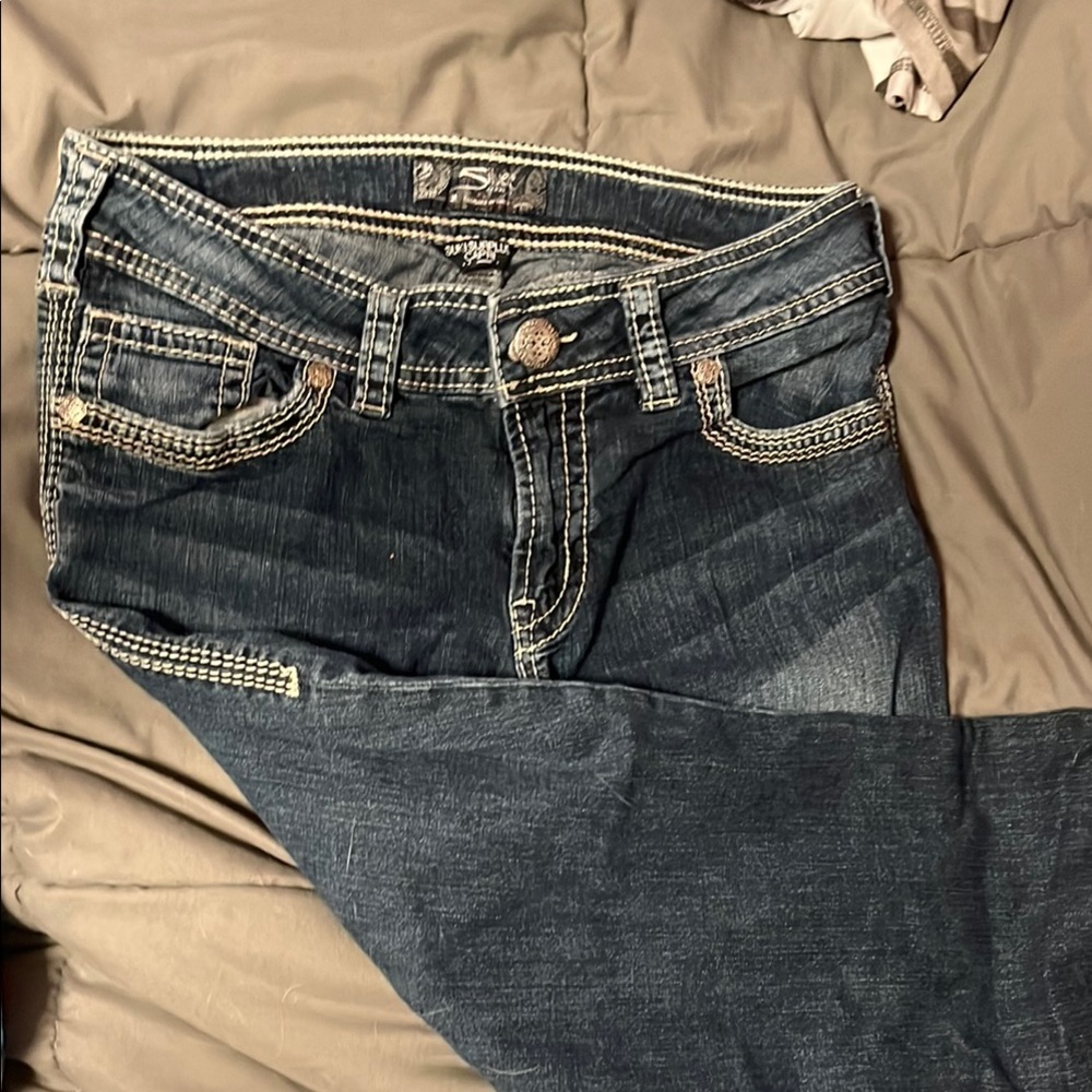 Y2K Capri Jeans Women’s Silver Jeans Company